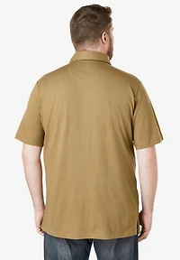 KingSize Big & Tall Heavyweight Jersey Polo Shirt