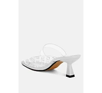 Holin Pointed Toe Kitten Heels Women