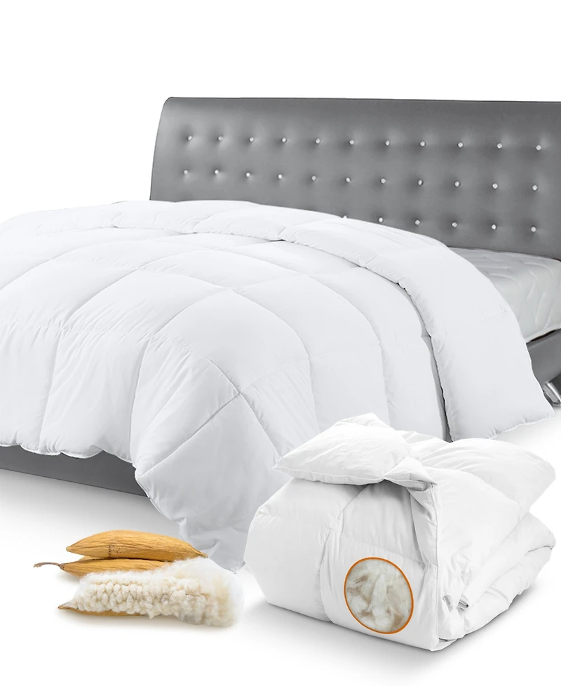 Cheer Collection Natural Kapok Fiber Luxury Comforter, King