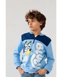 Bluey Boys Bingo Fleece Half Zip Hoodie to