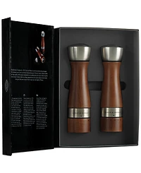 Cole & Mason Oldbury Walnut-Stained Salt & Pepper Mill Set