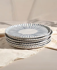 Porto Brasil Elemento Stoneware Dinner Plates, Set of 6