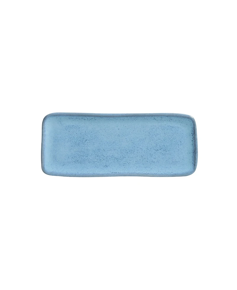Porto Brasil 8.6" Stoneware Rectangular Platters, Set of 4