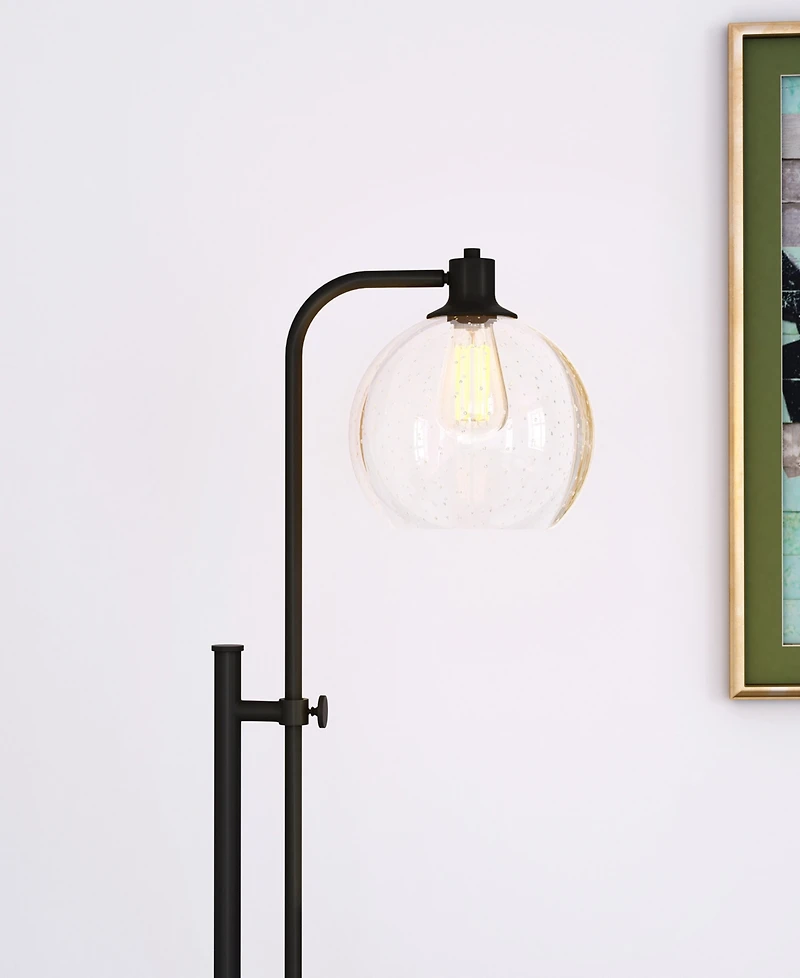 Hudson & Canal 68" Metal Antho Height-Adjustable Floor Lamp
