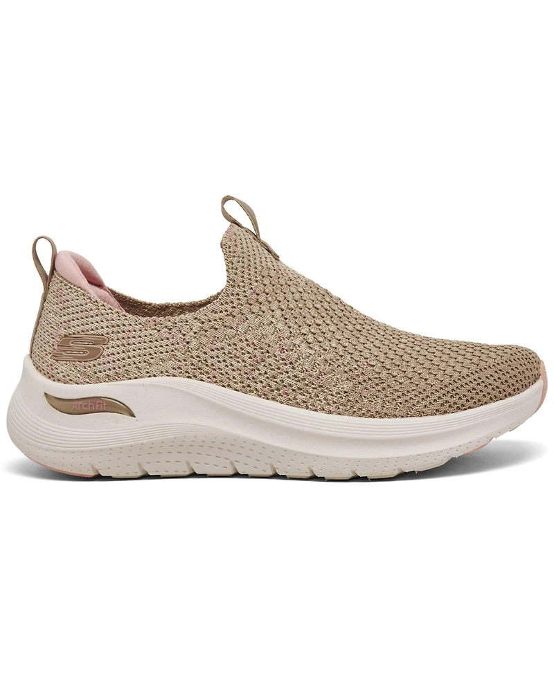 Skechers Women's Arch Fit 2.0 - Sheer Shimmer Walking Sneakers from Finish Line