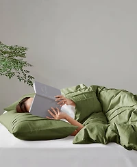 510 Design Porter Pleated 3-Pc. Duvet Cover Set, Queen