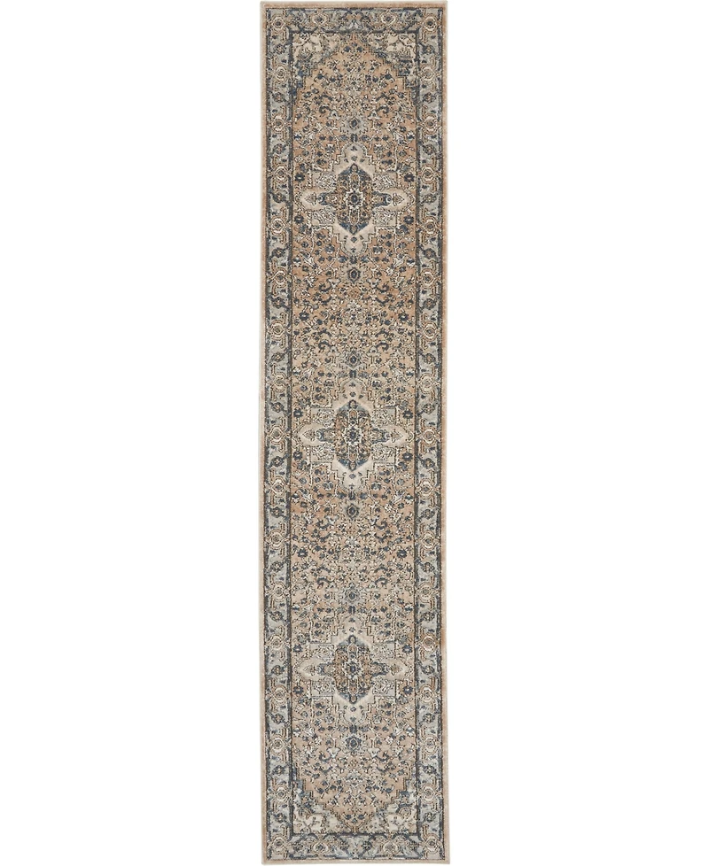 Nourison Home Quarry QUA05 2'2"x12' Runner Area Rug