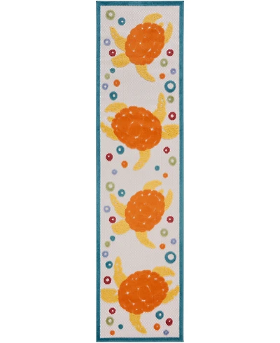 Nourison Home Aloha ALH27 2'3"x8' Runner Area Rug