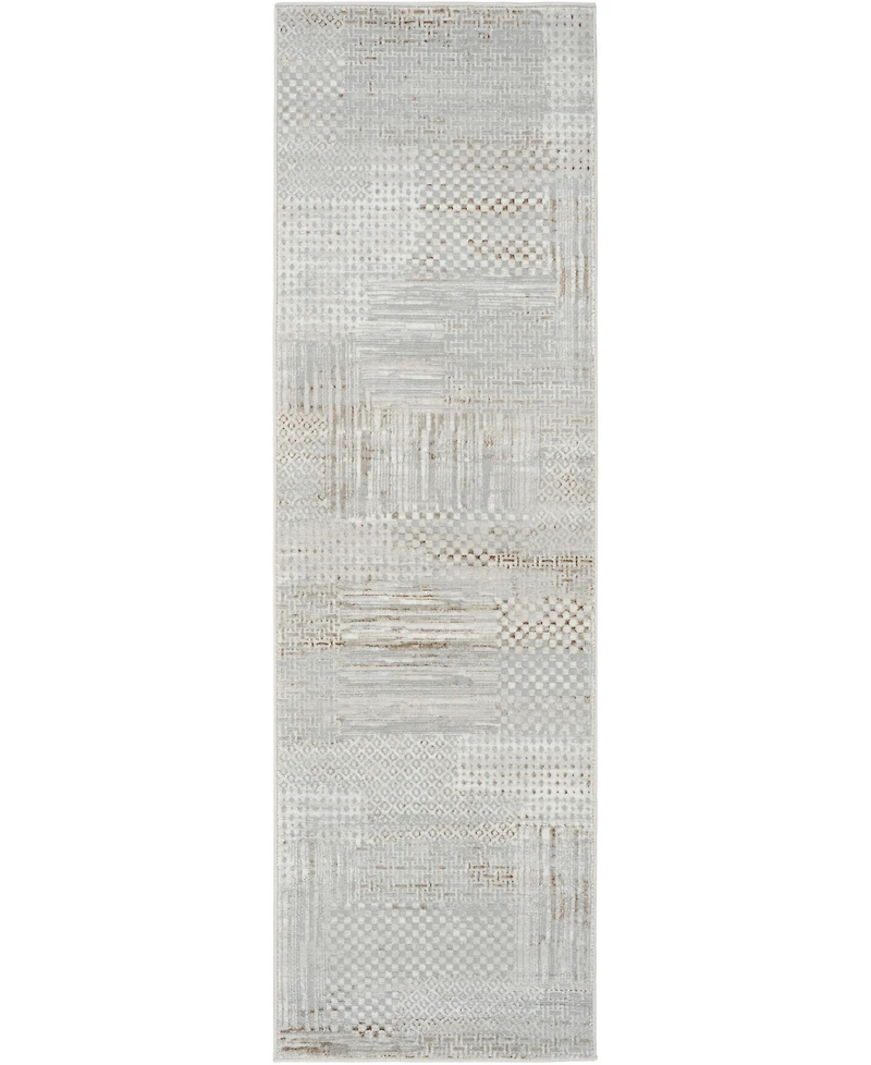 Nourison Home Glitz GLZ09 2'3"x7'6" Runner Area Rug