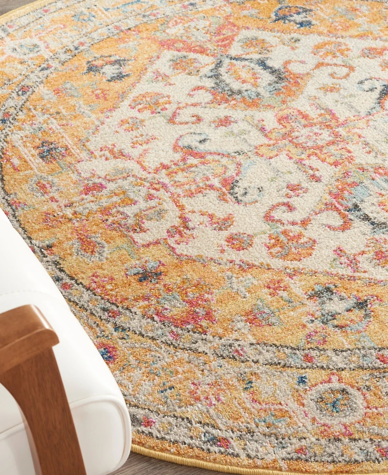 Nourison Home Passion PSN23 5'x5' Round Area Rug