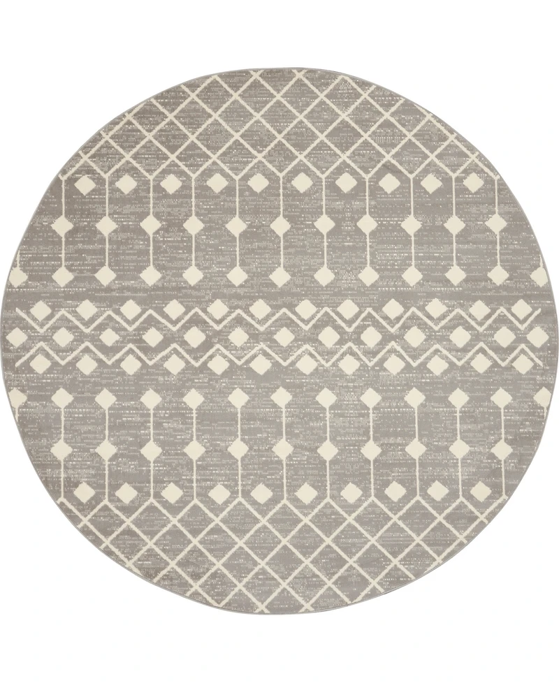 Nourison Home Grafix GRF37 8'x8' Round Area Rug