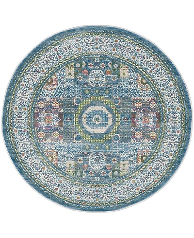 Nourison Home Ankara Global ANR17 4'x4' Round Area Rug