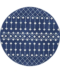 Nourison Home Grafix GRF37 5'3"x5'3" Round Area Rug