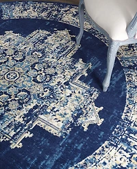 Nourison Home Grafix GRF14 8'x8' Round Area Rug