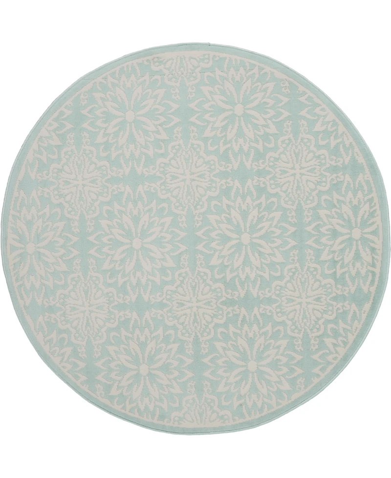 Nourison Home Jubilant JUB06 5'3"x5'3" Round Area Rug