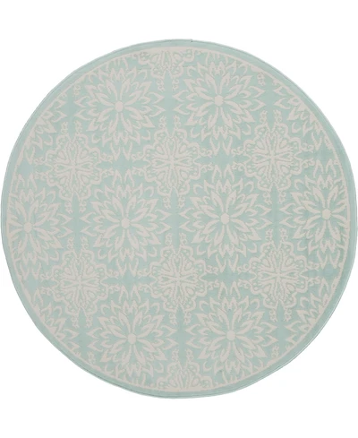 Nourison Home Jubilant JUB06 5'3"x5'3" Round Area Rug