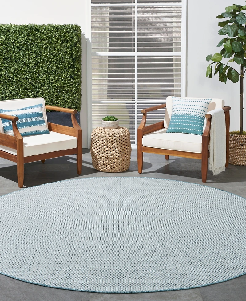 Nourison Home Courtyard COU01 6'x6' Round Area Rug