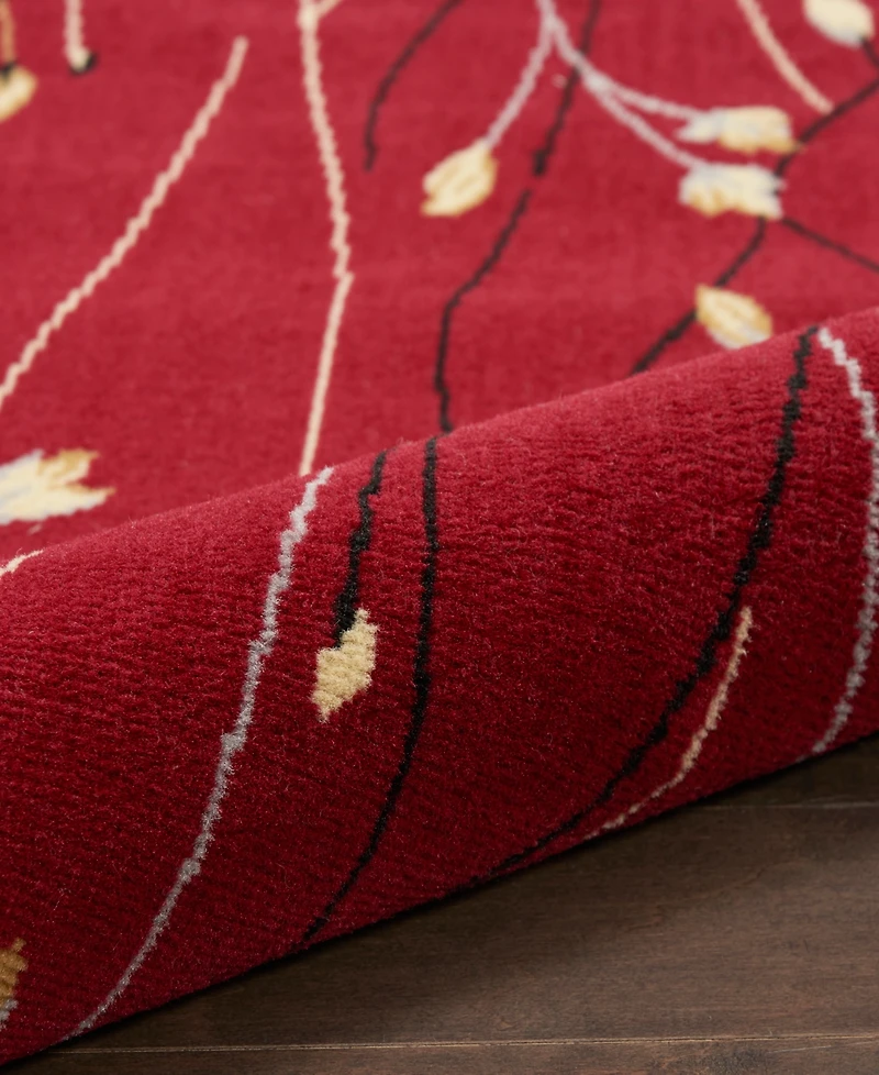 Nourison Home Grafix GRF15 5'3"x5'3" Round Area Rug