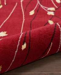 Nourison Home Grafix GRF15 5'3"x5'3" Round Area Rug