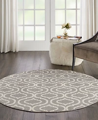 Nourison Home Jubilant JUB19 5'3"x5'3" Round Area Rug