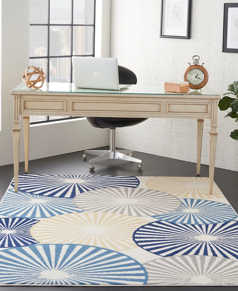 Nourison Home Grafix GRF20 3'9"x5'9" Area Rug
