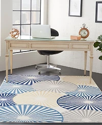 Nourison Home Grafix GRF20 3'9"x5'9" Area Rug