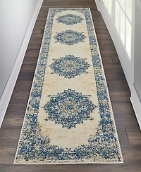 Nourison Home Grafix GRF14 2'3"x12' Runner Area Rug