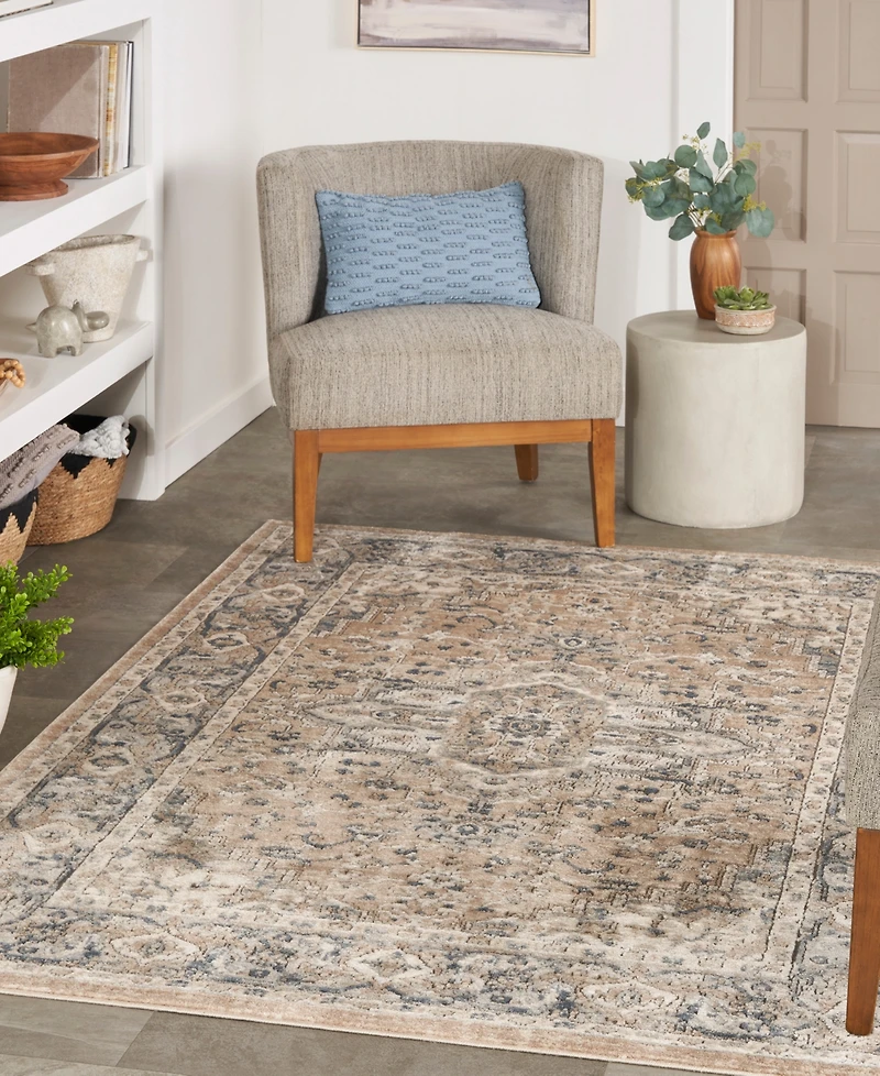 Nourison Home Quarry QUA05 3'9"x5'9" Area Rug