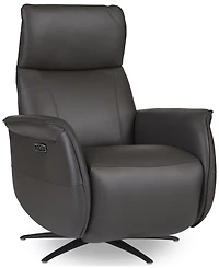 Lennix Leather Tv Recliner with Massage, Created for Macy's