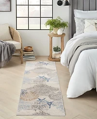 Nourison Home Seaside SDS04 2'3"x7'6" Runner Area Rug