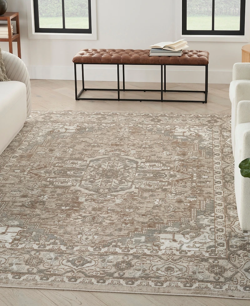 Nourison Home Quarry QUA05 5'3"x7'3" Area Rug