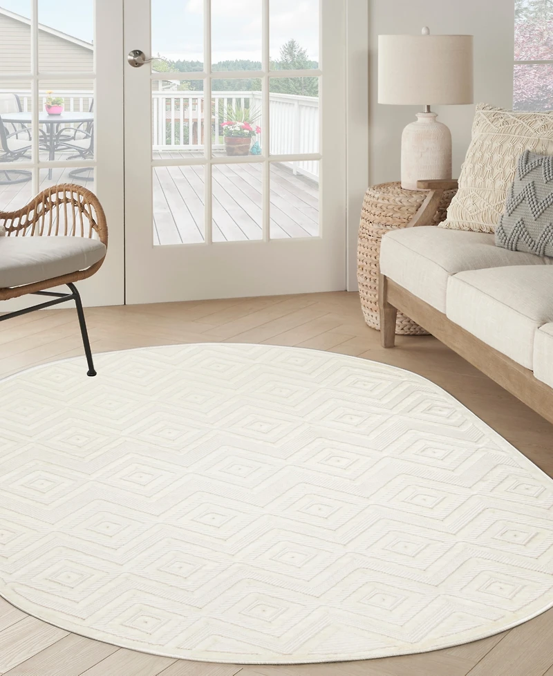 Nourison Home Versatile NRV01 6'x9' Oval Area Rug