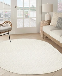 Nourison Home Versatile NRV01 6'x9' Oval Area Rug