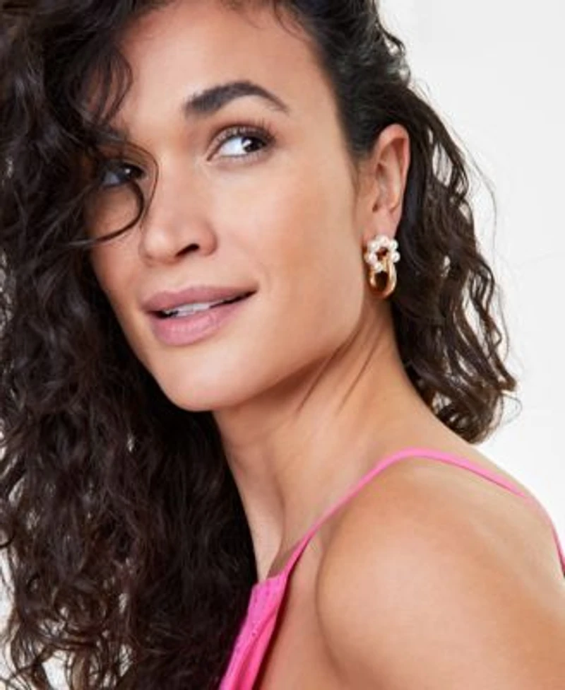 On 34th Womens Mini Dress Drop Earrings Strappy Flat Sandals Created For Macys