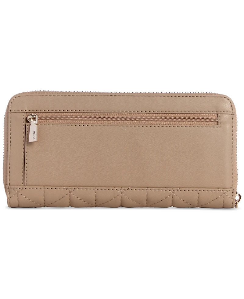 Guess Kori Slg Large Zip Around Wallet