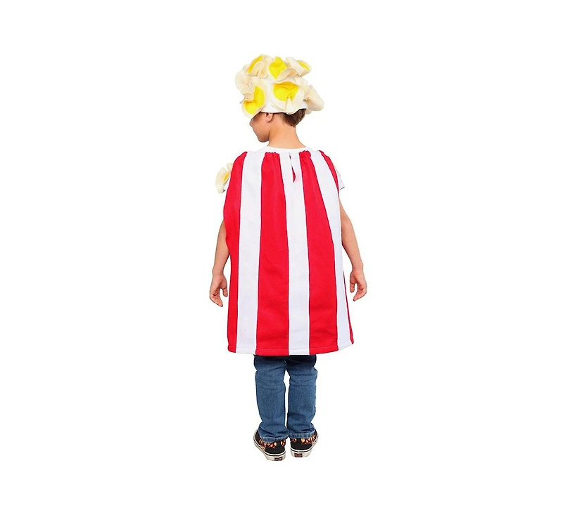 Dress Up America Popcorn Tunic & Hat Costume Set
