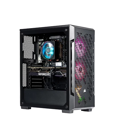 Velztorm Fultix Custom Built Gaming Desktop Pc (Amd Ryzen 5-5500 6-Core, GeForce Gtx 1050 Ti 4GB, 16GB DDR4, 2TB PCIe Ssd + 2TB Hdd (3.5),Win 11 Pro)