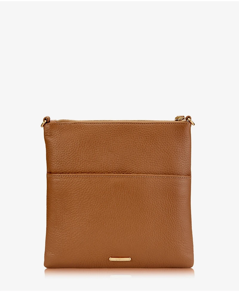 GiGi New York Kit Leather Messenger Bag