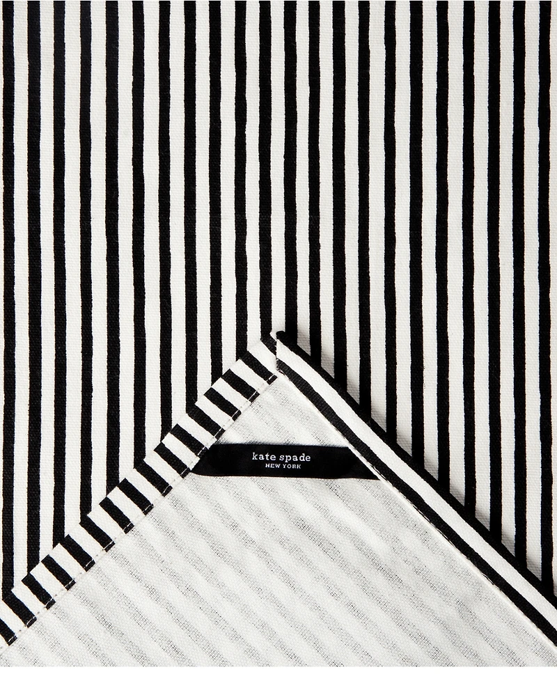 Kate Spade New York Hand Painted Shirting Stripe Napkin 20" x 20", Set of 4