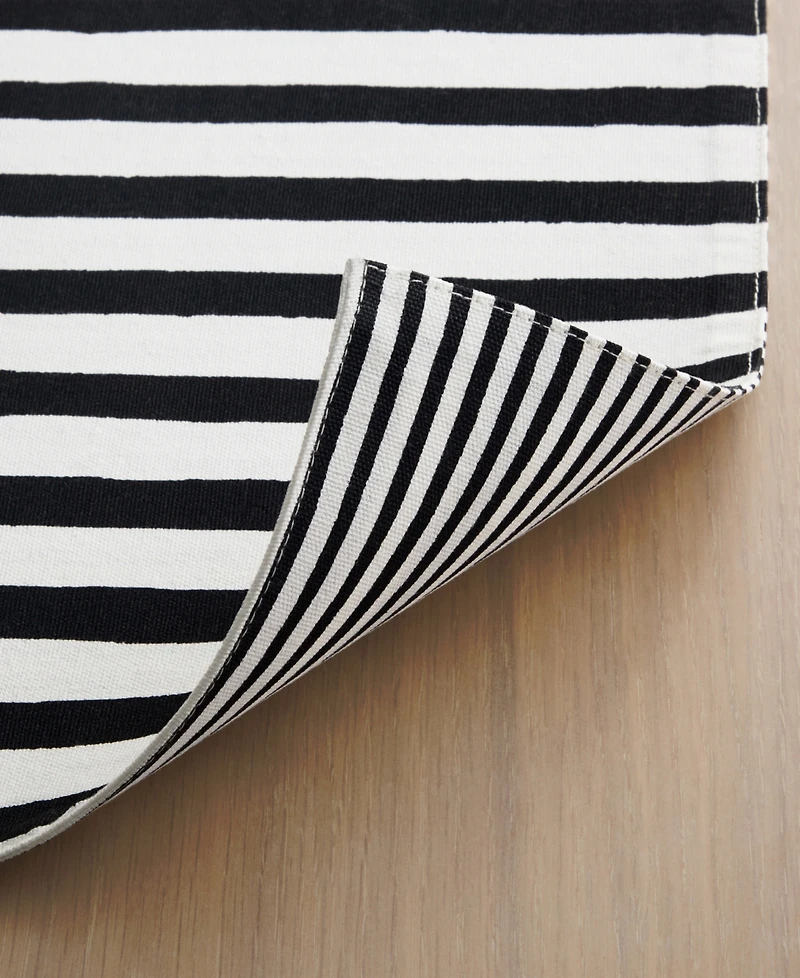 Kate Spade New York Hand Painted Shirting Stripe Placemat 13" x 19", Set of 4