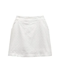 Hope & Henry Women's Organic Cotton Eyelet Skort