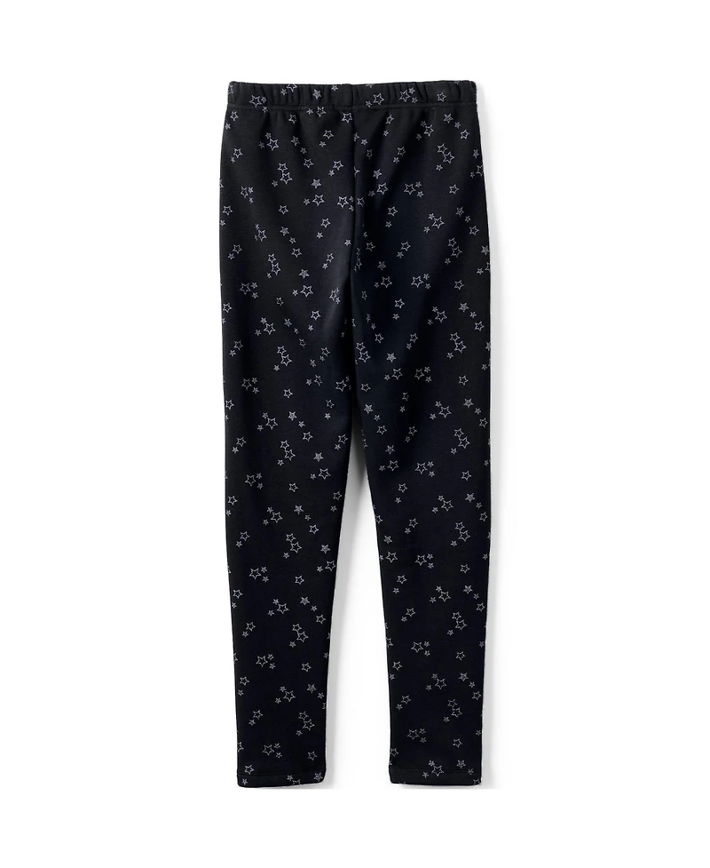 Lands' End Girls Fleece Lined Legging