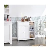 Yaheetech Free Standing Bathroom Storage Cabinet with Drawer
