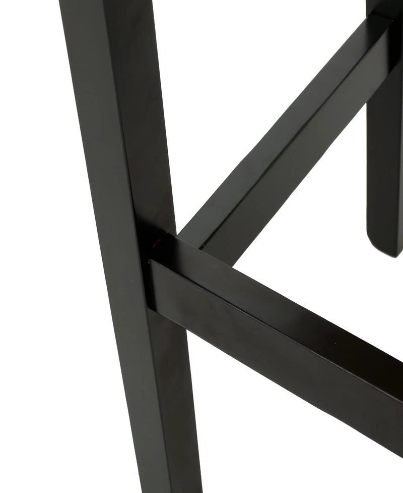 Streamdale Furniture Set Of 2, 26.75" Backless Leather Counter Height Barstool, Light Blue