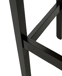 Streamdale Furniture Set Of 2, 26.75" Backless Leather Counter Height Barstool, Light Blue