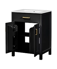 Streamdale 24" Bathroom Vanity Combo with Ceramic Sink