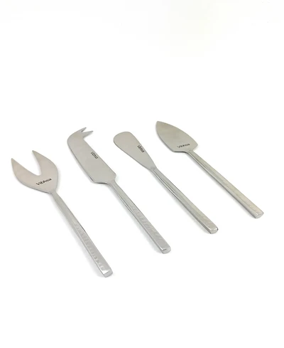 Vibhsa Hammered 4-Pc. Cheese Knives Set, Serving for 4