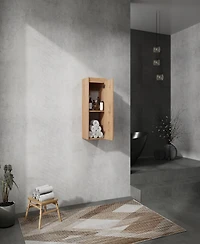 Streamdale Modern Floating Bathroom Side Cabinet with Soft-Close Doors