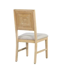 6-Piece Retro Dining Set, 1 Rectangular Table with Designed Trestle Base and 4 Upholstered Chairs and 1 Bench for Dining Room and Kitchen (Gray)