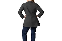 Kiyonna Plus Juliette Satin Trim Coat